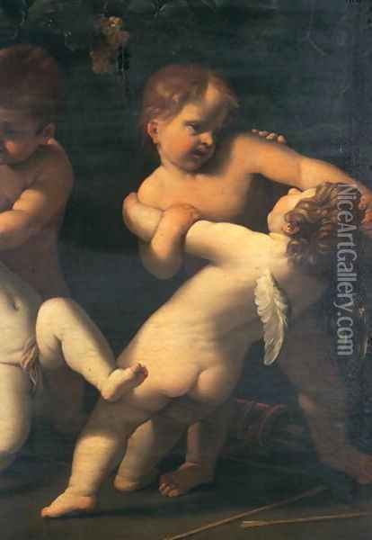 Angels Oil Painting - Guido Reni