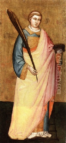 Saint Lawrence Oil Painting - Lorenzo di Bicci