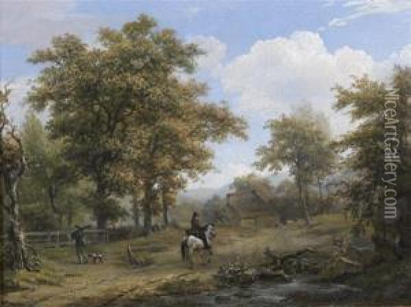 (anvers 1789 - 1874) Oil Painting - Hendrick Van Der Burgh