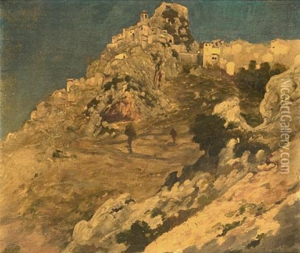 Cervara, Near Rome Oil Painting - Lord Frederic Leighton