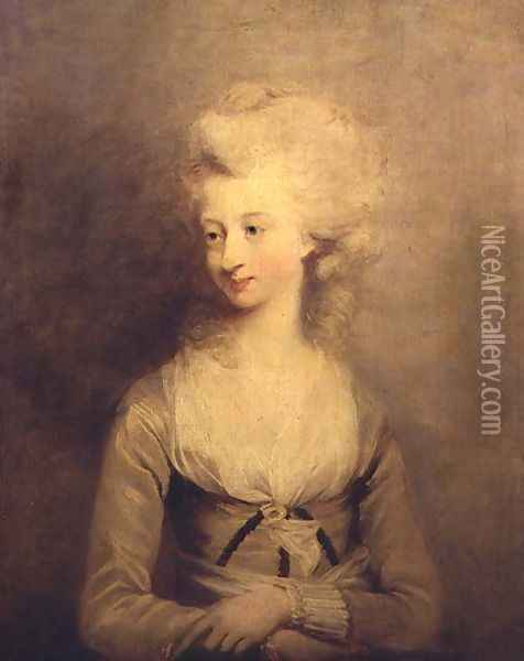 Portrait of Lady Morley Oil Painting - Rev. Matthew William Peters