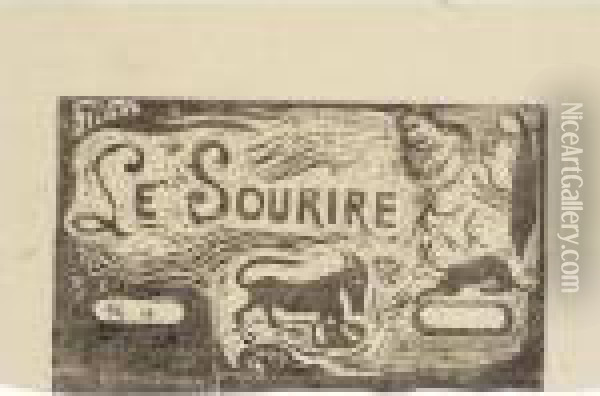 Titre Pour Le Sourire (kornfeld 69) Oil Painting - Paul Gauguin