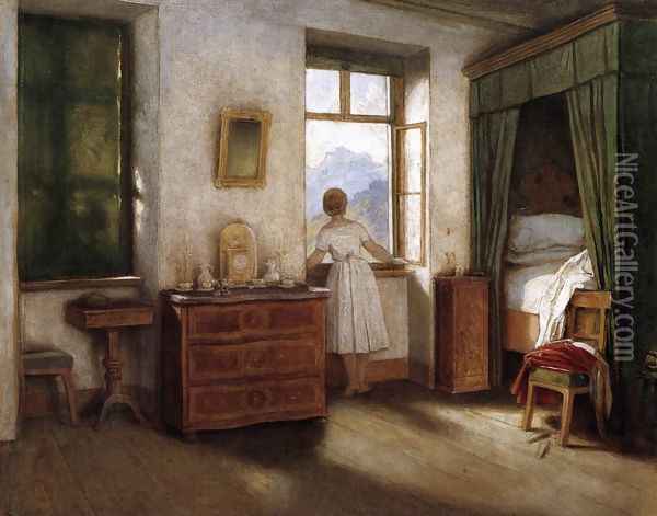 Early Morning 1858 Oil Painting - Moritz Ludwig von Schwind