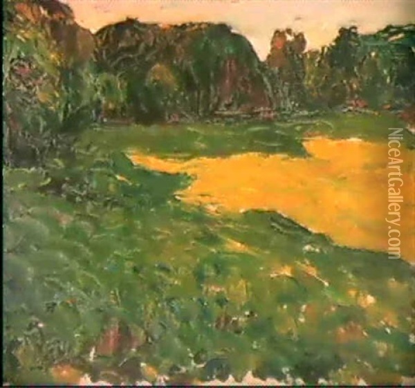 Oberpfalz - Waldlichtung Oil Painting - Wassily Kandinsky