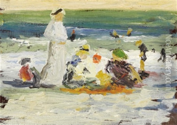 Coastal Scene Oil Painting - Edward Henry Potthast