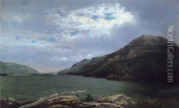Black Mountain, Lake George Oil Painting - David Johnson