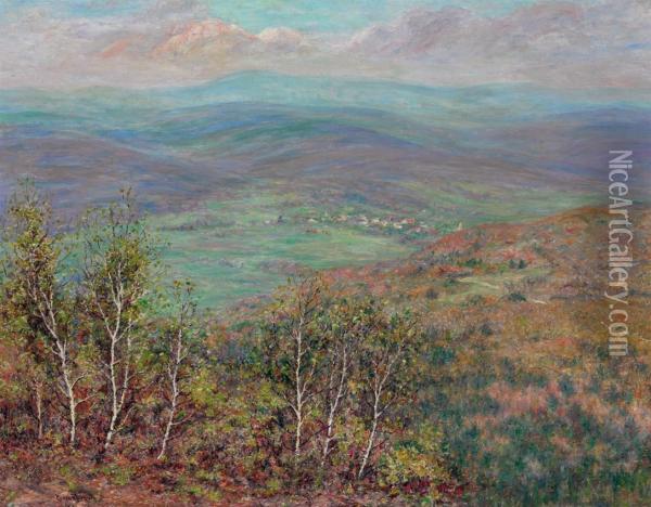Pastoral Landscape Oil Painting - Carroll Butler Brown