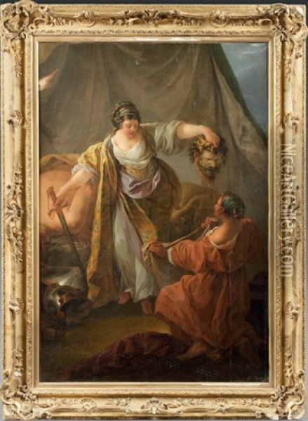 Judith Et Holopherne Oil Painting - Louis Jean Francois Lagrenee
