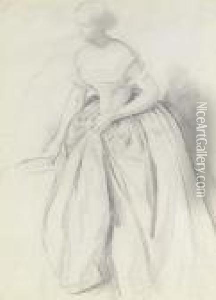 Sketch Of Princess Alice Oil Painting - John Phillip