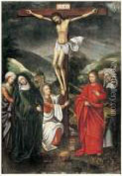 La Crucifixion Oil Painting - Marcellus Coffermans