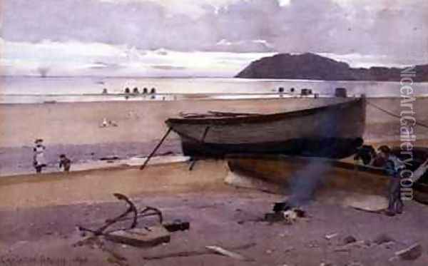 Low Tide Oil Painting - Carleton Grant
