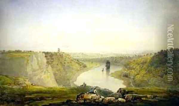The Avon Gorge Oil Painting - Francis Danby
