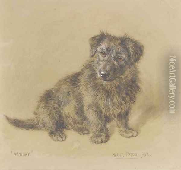 Whisky a terrier Oil Painting - Frank Paton