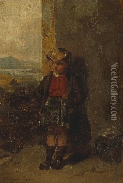 The Highland Laddie Oil Painting - Thomas Faed