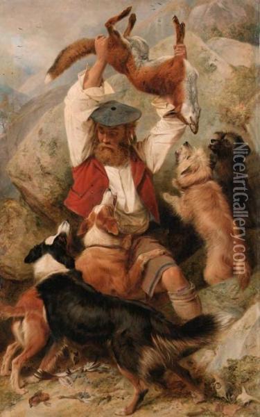The Shepherd's Revenge Oil Painting - Richard Ansdell