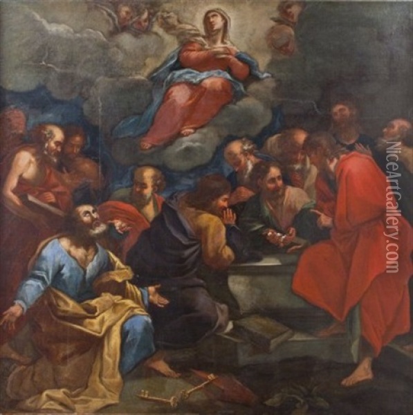 Ascensione Della Vergine Oil Painting - Lodovico (Il Cigoli) Cardi