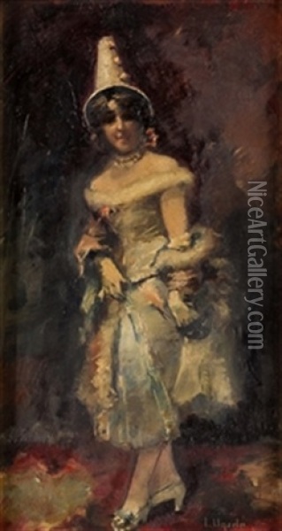 Bailarina Oil Painting - Ignacio Ugarte
