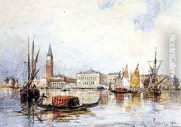 Venice Oil Painting - Thomas Bush Hardy