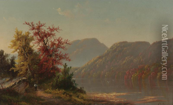 Benson, Rutland County, Vermont Oil Painting - James Hope