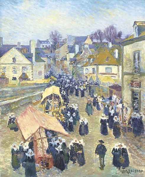 Le marche Oil Painting - Gustave Loiseau