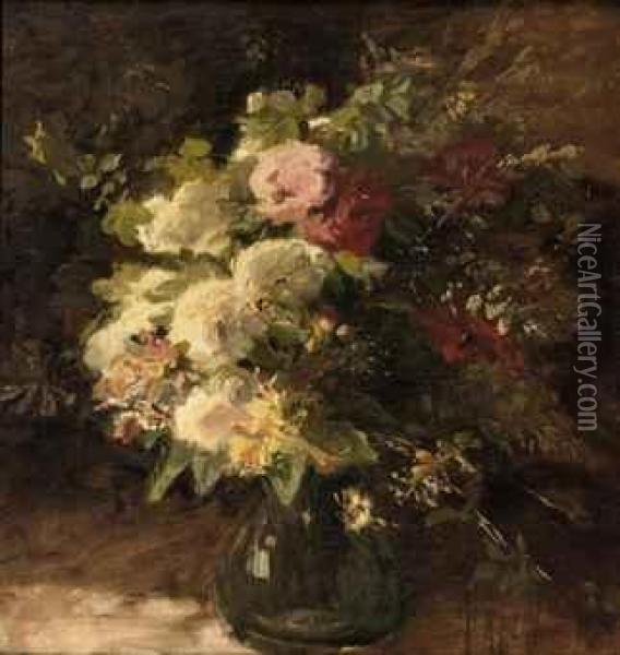 Summer Flowers Oil Painting - Geraldine Jacoba Van De Sande Bakhuyzen