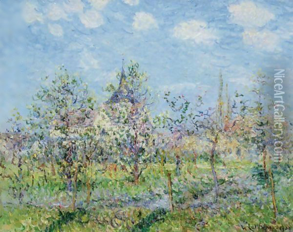 Verger En Fleur, Printemps Oil Painting - Gustave Loiseau