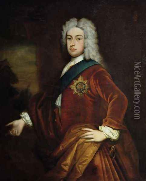 Portrait of Lord Burlington Oil Painting - Sir Godfrey Kneller