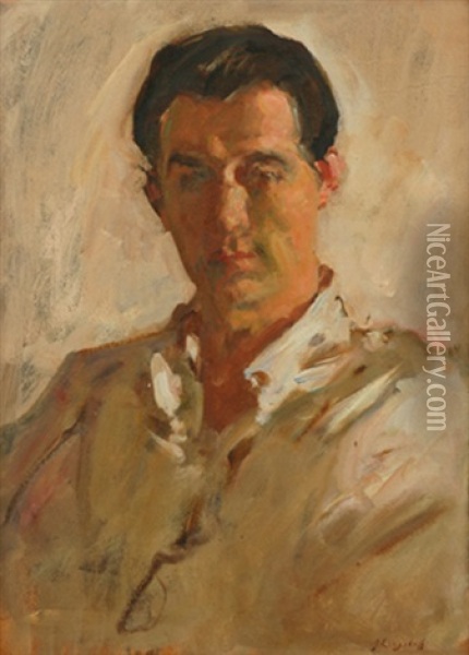 Portrait Of Captain Ralph Longstaff Oil Painting - Sir John Longstaff