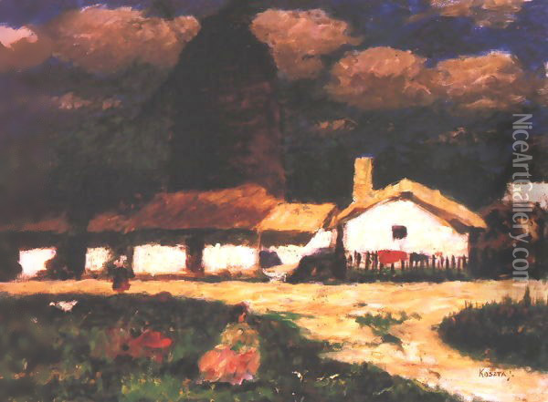 Berekhat 1920 Oil Painting - Jeno Remsey