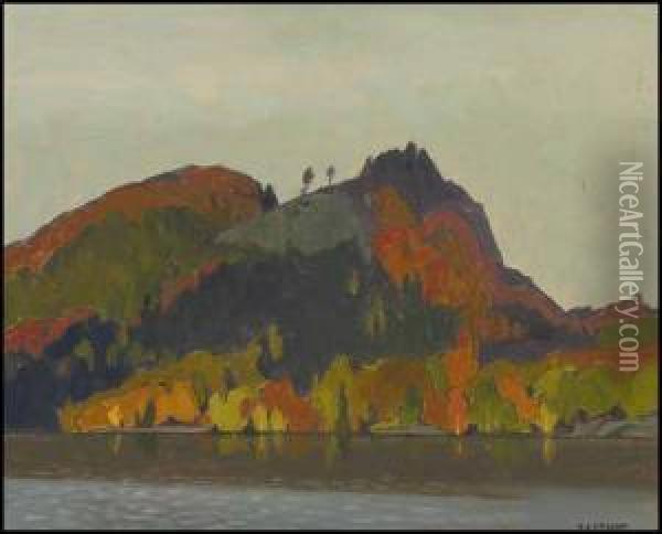 Hills, Penn Lake Oil Painting - Jacques Andre Joseph Aved