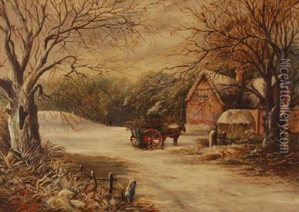 Rural Landscape Oil Painting - Henry Gummery