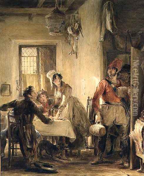 The Smugglers Return Oil Painting - Sir David Wilkie