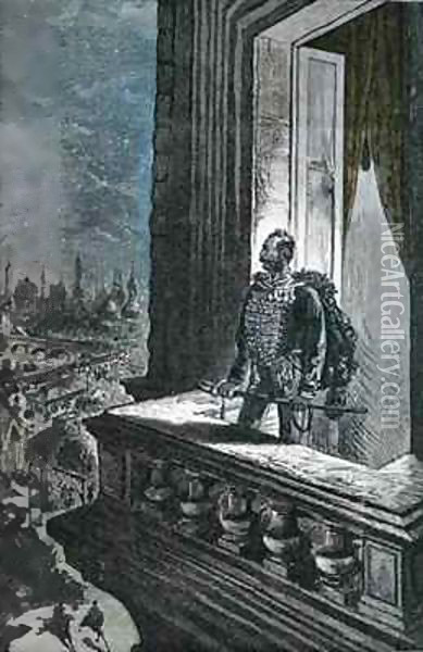 Illustration from 'Michel Strogoff' by Jules Verne Oil Painting - Hippolyte Leon Benett