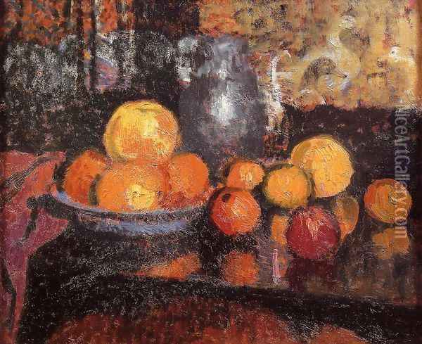 Still Life with Fruit Oil Painting - Georges Lemmen