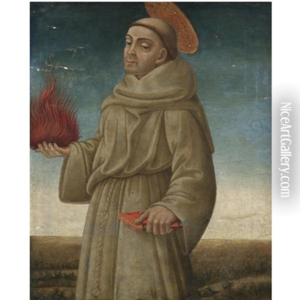 Saint Anthony Of Padua Oil Painting - Neri di Bicci
