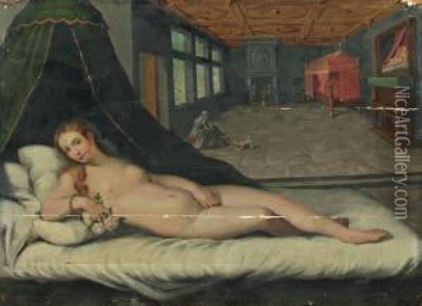La Venus D'urbino Oil Painting - Frans Francken