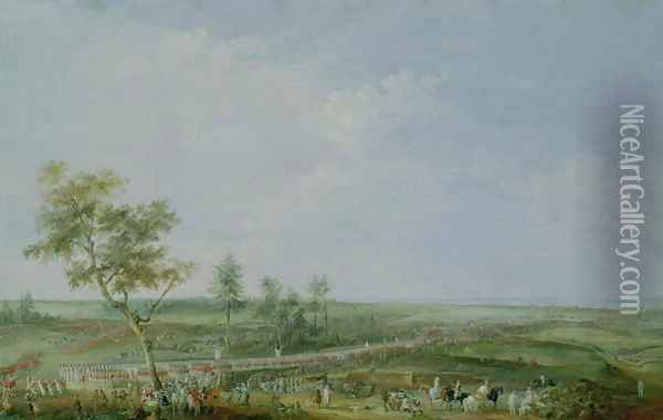 The Surrender of Yorktown 1784 Oil Painting - Louis Nicolael van Blarenberghe