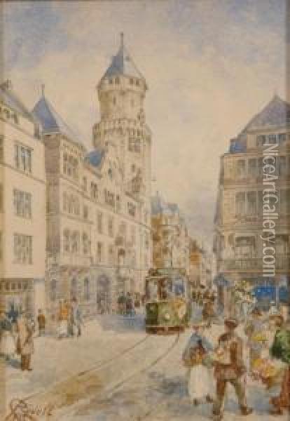 Cologne Oil Painting - Carl Rudell