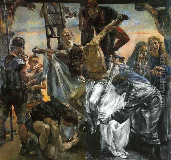 The Deposition I Oil Painting - Lovis (Franz Heinrich Louis) Corinth