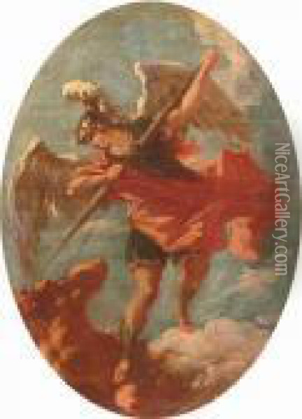 Saint Michael Triumphant Oil Painting - Sebastiano Ricci