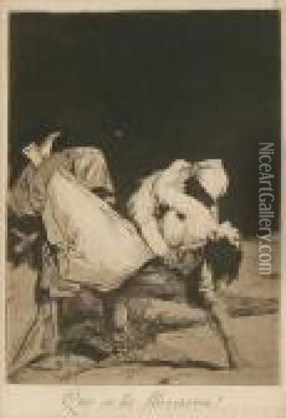 Que Se La Lievaron Oil Painting - Francisco De Goya y Lucientes