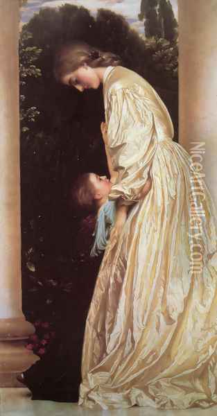 Sisters Oil Painting - Lord Frederick Leighton
