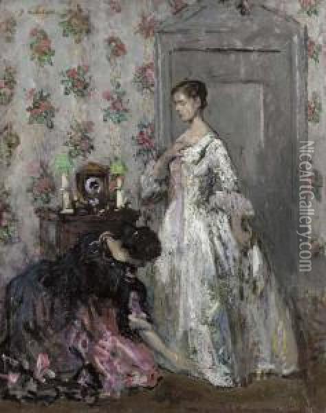 The Debutante Oil Painting - Gari Julius Melchers