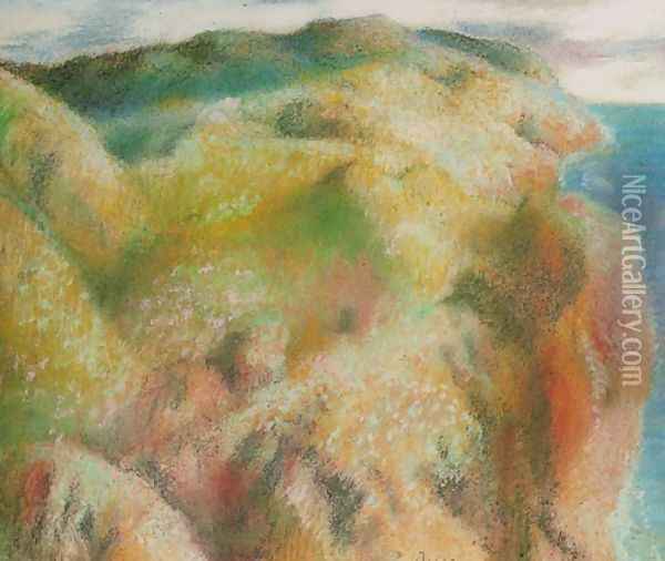 Landscape Oil Painting - Edgar Degas
