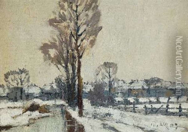 Winterlandschaft Oil Painting - Wilhelm (Willy) Lucas