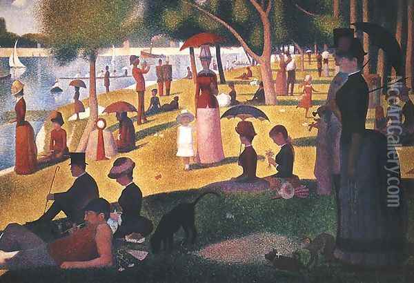 Sunday on La Grande Jatte Oil Painting - Georges Seurat
