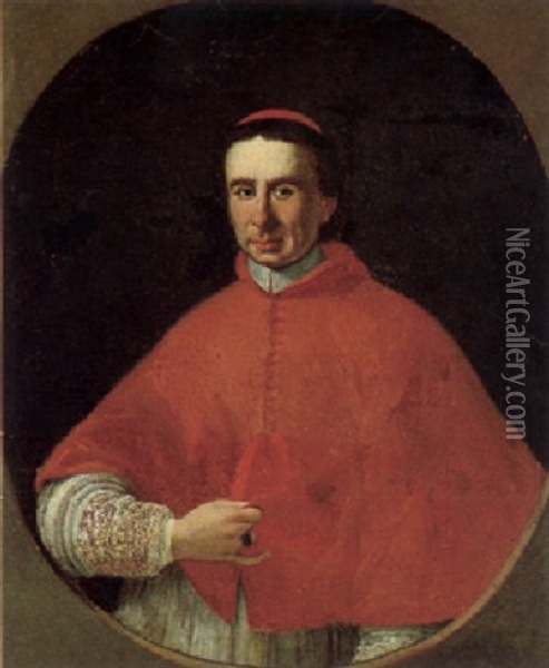 Bildnis Des Cardinals Und Patriarchen Von Venedig Angelo Maria Querini Stampalia Oil Painting - Alessandro Longhi