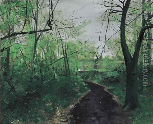 Scenes From The Passion: The Path Out Oil Painting - George Shaw