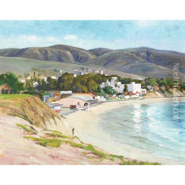 Laguna Beach Oil Painting - Mabel Culbertson