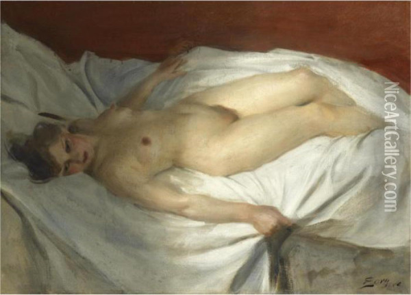 Uppvaknande (the Awakening) Oil Painting - Anders Zorn